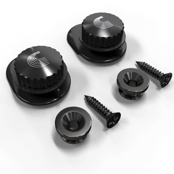 Daddario SLS-01 Strap Lock Nickel Black