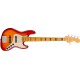 Fender American Ultra Jazz Bass V MN Plasma Red Burst