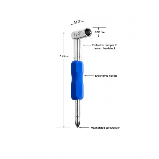 Music Nomad MN231 Llave de alma 1/4"