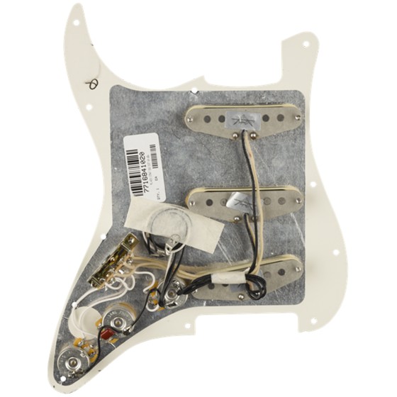 Fender Golpeador Precableado Strato SSS Custom Shop 69' Parchment 11