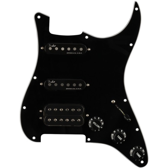 Fender Golpeador Precableado Strato HSS Black 11