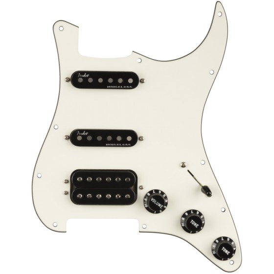 Fender Golpeador Precableado Strato HSS Parchment 11