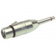Alpha Audio Adaptador XLR Macho - Jack Mono