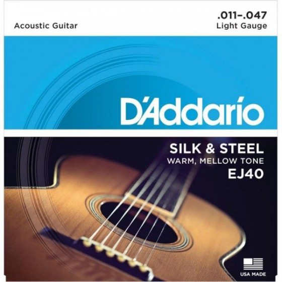 Daddario EJ40 Silk & Steel 011-047
