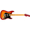Fender American Ultra Luxe Stratocaster MN Plasma Red Burst