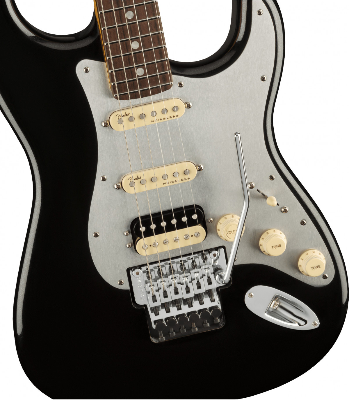 Fender American Ultra Luxe Stratocaster HSS RW Mystic Black