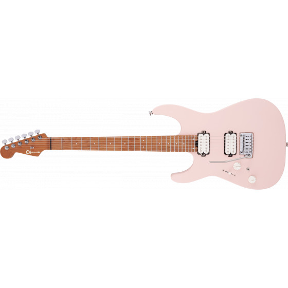 Charvel Pro Mod DK24 HH 2PT CM LH Satin Shell Pink