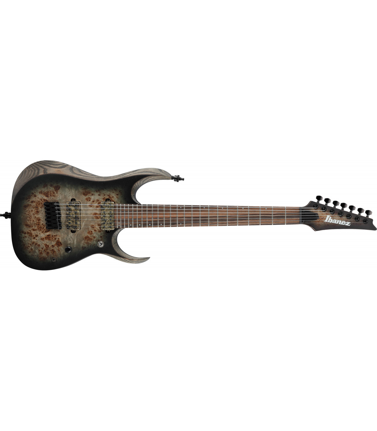 Ibanez RGD71ALPA Charcoal Burst Black Stained Flat