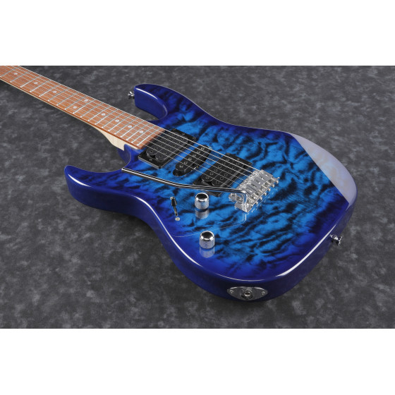 Ibanez GRX70QAL Transparent Blue Burst LH