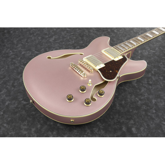 Ibanez AS73G-RGF Rose Gold Metallic Flat