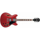 Ibanez AS73 Transparent Cherry Red