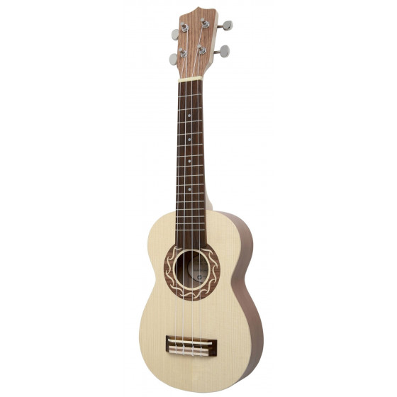 Gewa Ukelele Soprano Pro Natural Silver