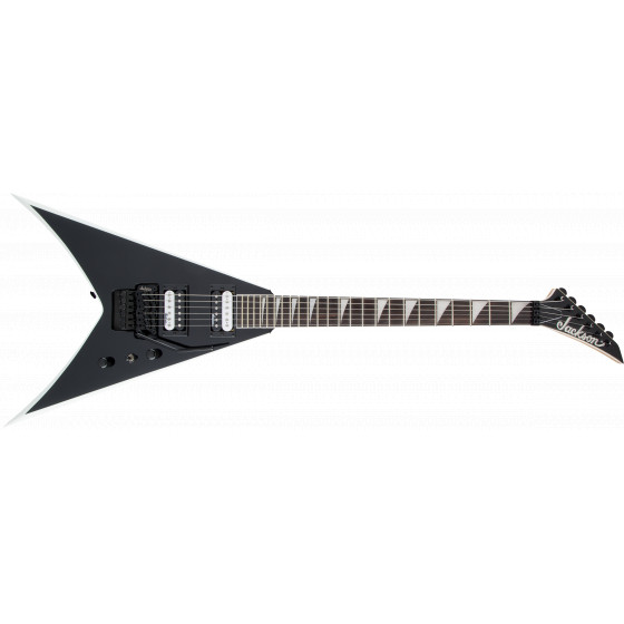 Jackson JS32 King V Black with White Bevels