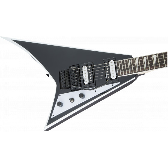 Jackson JS32 Rhoads Black with White Bevels