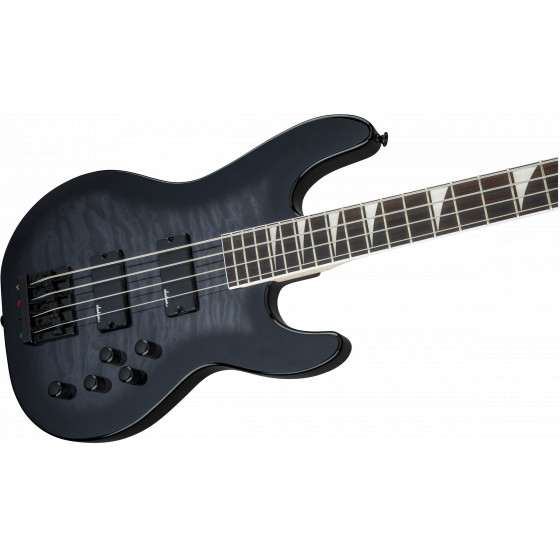 Jackson JS3Q Concert Bass Transparent Black Burst