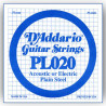 D’Addario PL020 Plain Steel Strings
