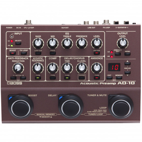 Boss AD-10 Acoustic Preamp