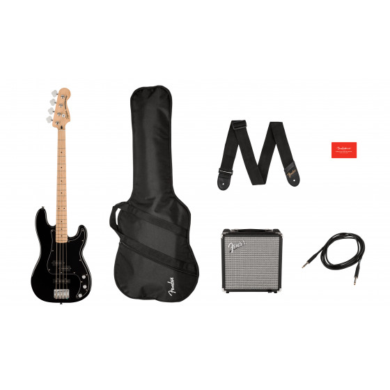 Fender Squier Pack Affinity Precision Bass MN Black
