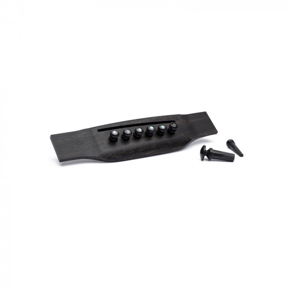 Martin Estuche 7 Pivotes Puente Acustica + End pin Ebano