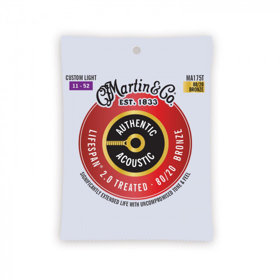 Martin MA140T Authentic Lifespan Bronze 12-54