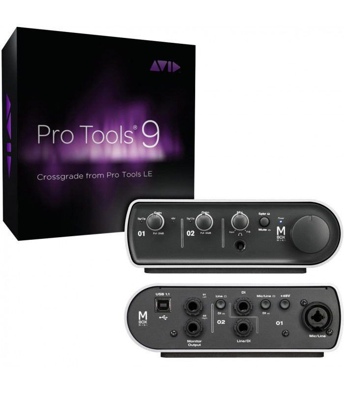 Avid MBox Mini + Pro Tools 9 Interface Audio R-Stock