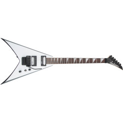 Jackson JS32 King V White with Black Bevels