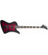 Jackson JS3Q Bird Bass IV Transparent Red Burst