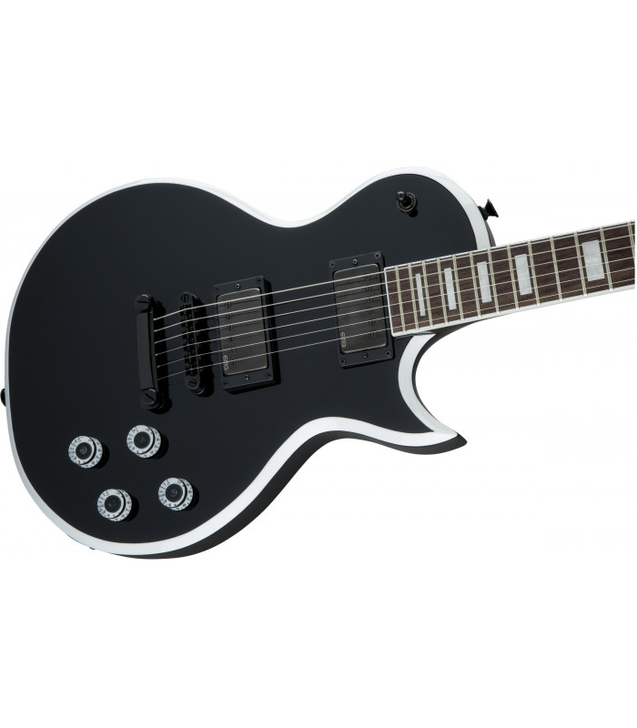 Jackson X Marty Friedman MF1 Gloss Black with White Bevels