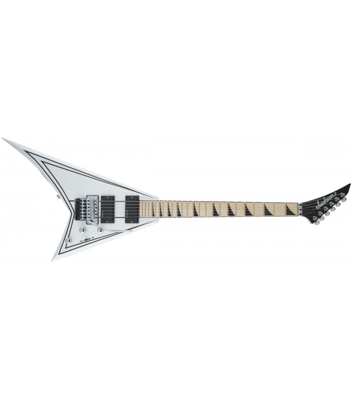 Jackson X Rhoads RRX24M Snow White with Black Pinstripes