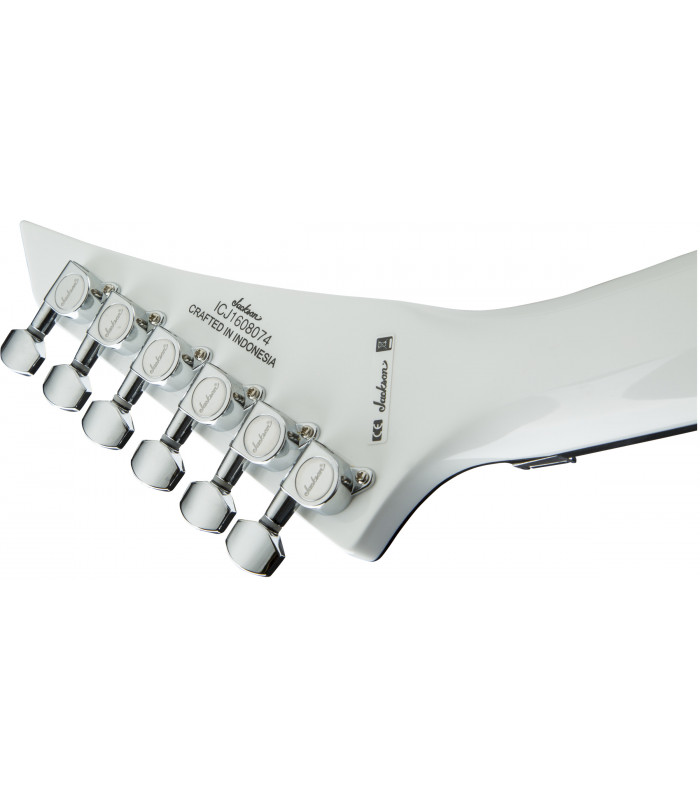 Jackson X Rhoads RRX24M Snow White with Black Pinstripes