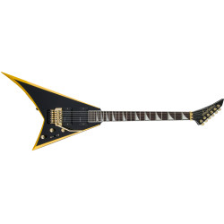 Jackson X Rhoads RRX24 Black with Neon Yellow Bevels
