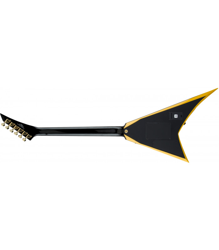 Jackson X Rhoads RRX24 Black with Neon Yellow Bevels