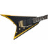 Jackson X Rhoads RRX24 Black with Neon Yellow Bevels