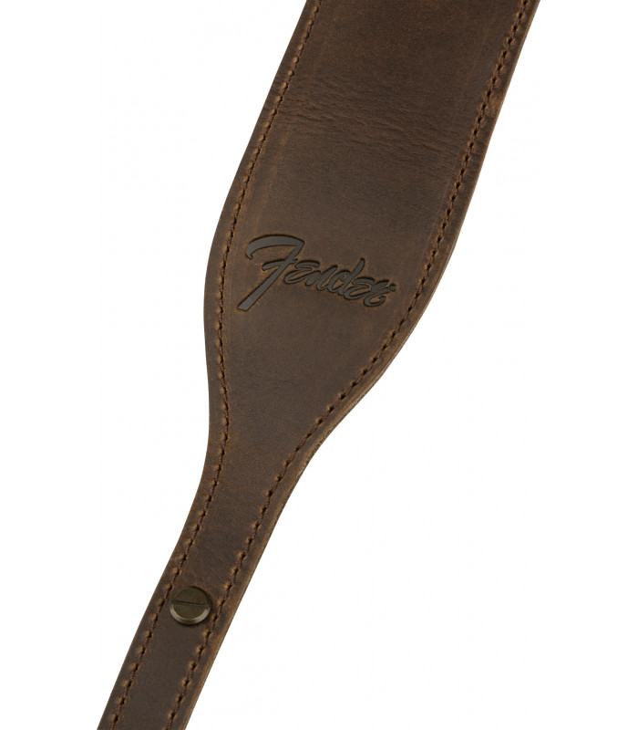 Fender Paramount Banjo Leather Strap Brown