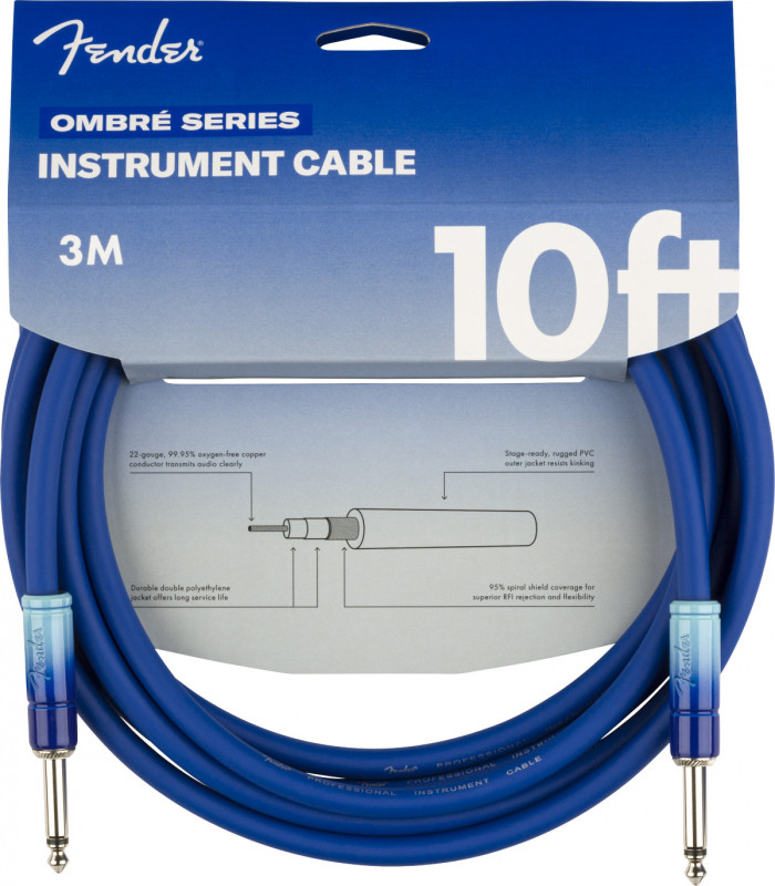 Fender Cable Ombré Belair Blue