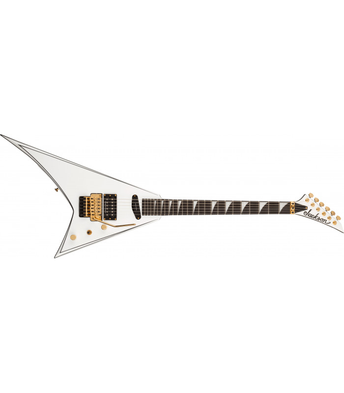 Jackson Concept Rhoads RR24 HS White with Black Pinstripes