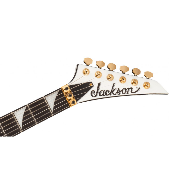 Jackson Concept Rhoads RR24 HS White with Black Pinstripes