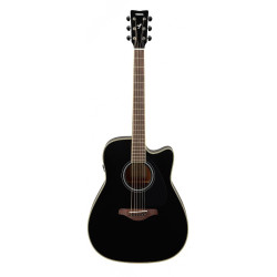 Yamaha FG-TA Transacoustic Cutaway Black