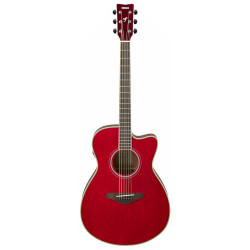 Yamaha FS-TA Transacoustic Cutaway Ruby Red