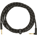 Fender Deluxe Series Cable Instrumento 3m acodado Black Tweed