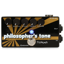 PIGTRONIX Philosopher Tone Compressor, Tremolo, Sustainer, Outlet