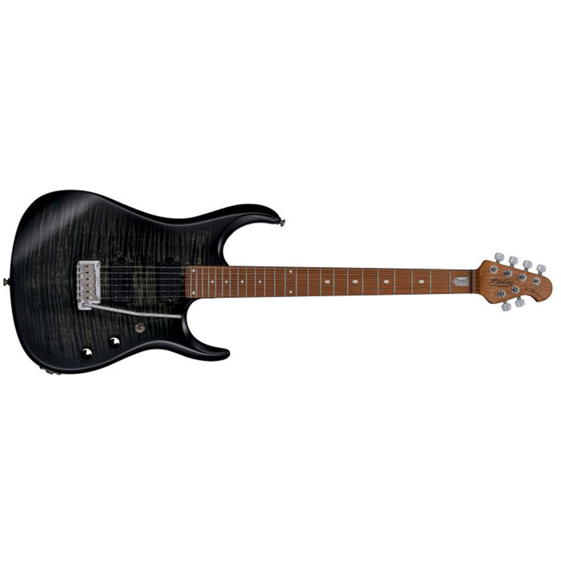 Sterling by Music Man JP150 Trans Black Satin Flame