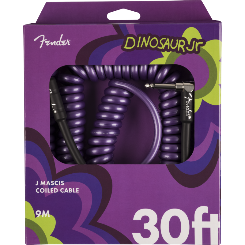 Fender J Mascis Coil Cable 9m Purple