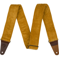 Fender Corduroy Blaze Gold Strap 2