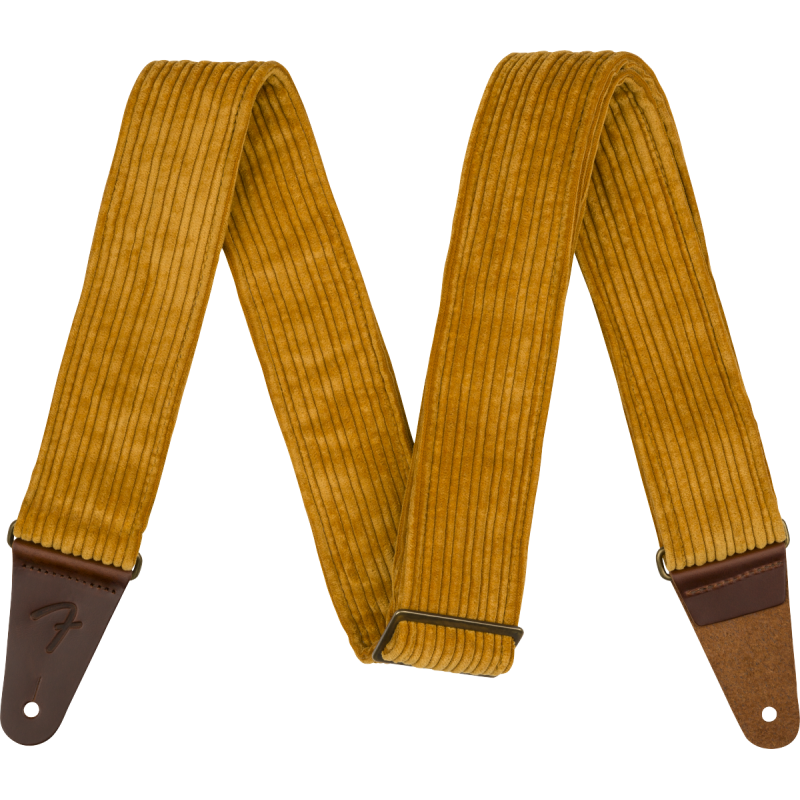 Fender Strap Corduroy Blaze Gold 2