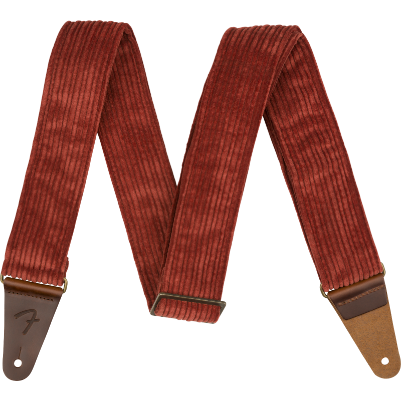 Fender Strap Corduroy Antique Cherry 2