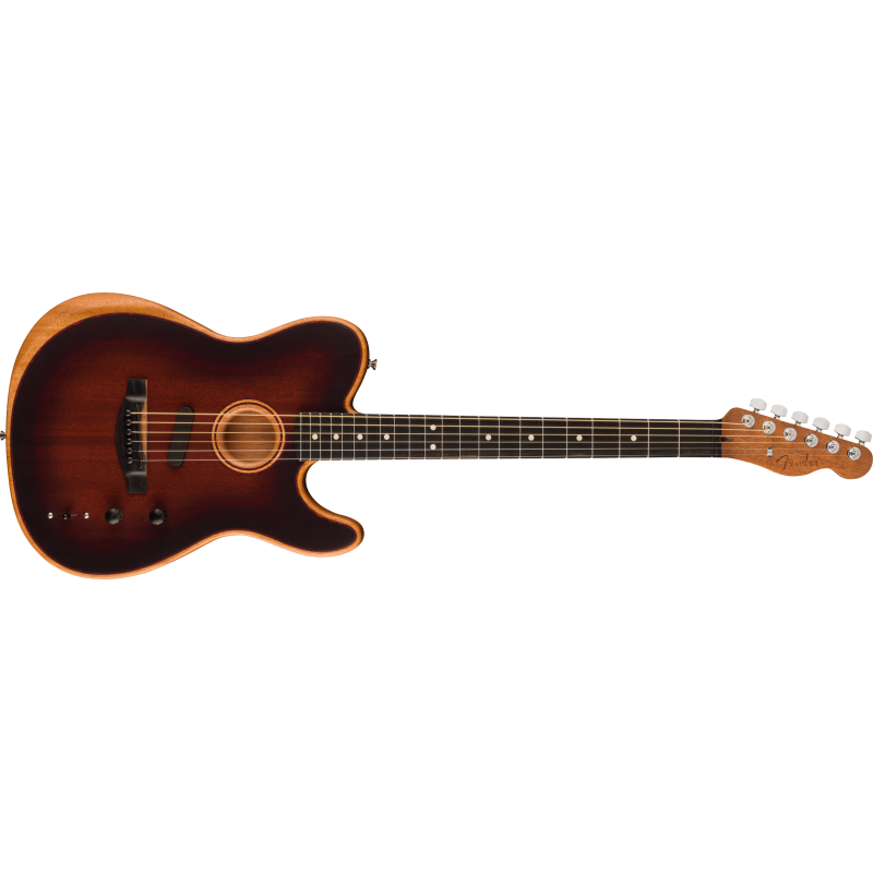 Fender American Acoustasonic Telecaster All-Mahogany Bourbon Burst