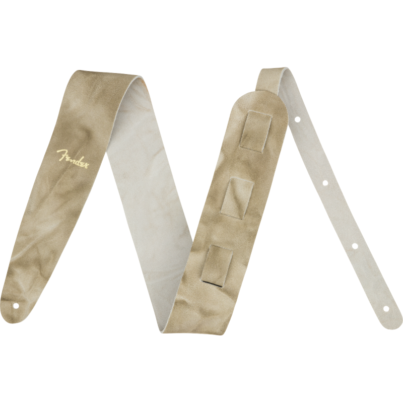 Fender Strap Tie Dye Leather Natural