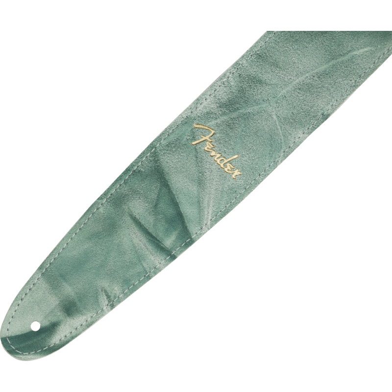 Fender Strap Tie Dye Leather Sage Green