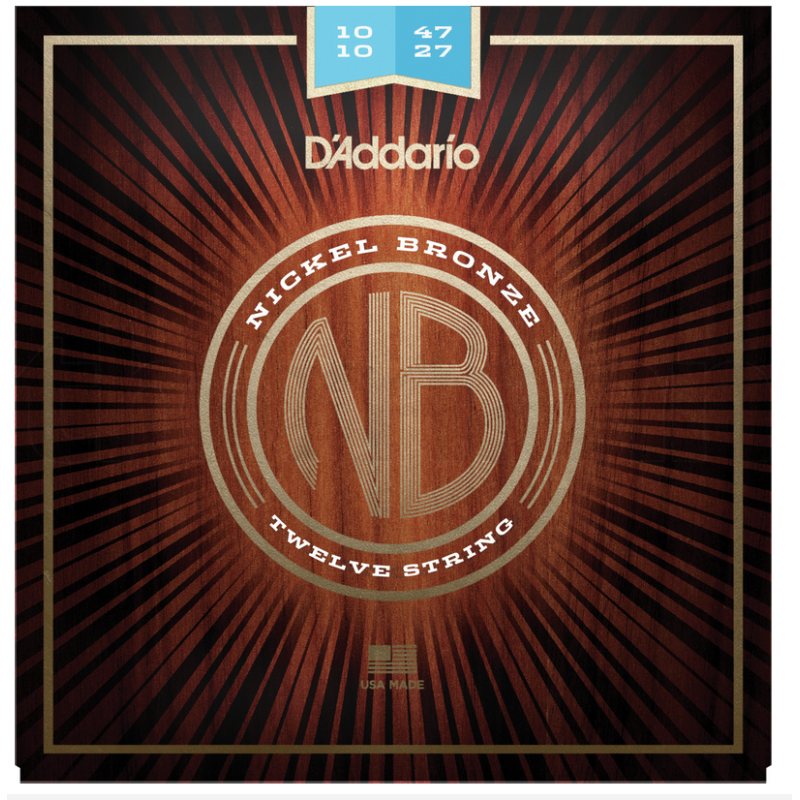 Daddario NB1047-12 Nickel Bronze